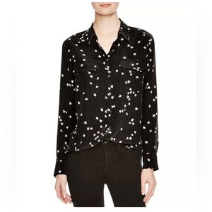 Equipment star silk shirt size xs